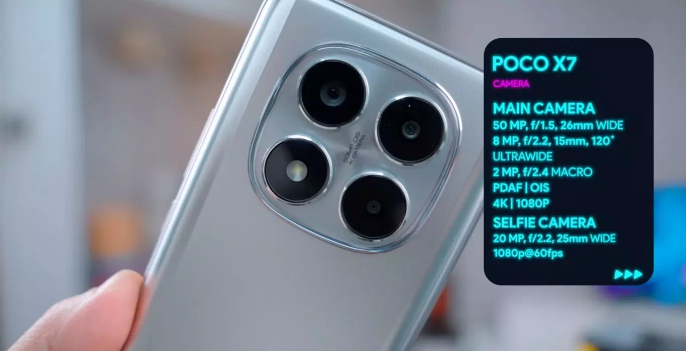 Hệ thống camera của POCO X7 (Ảnh: Internet)