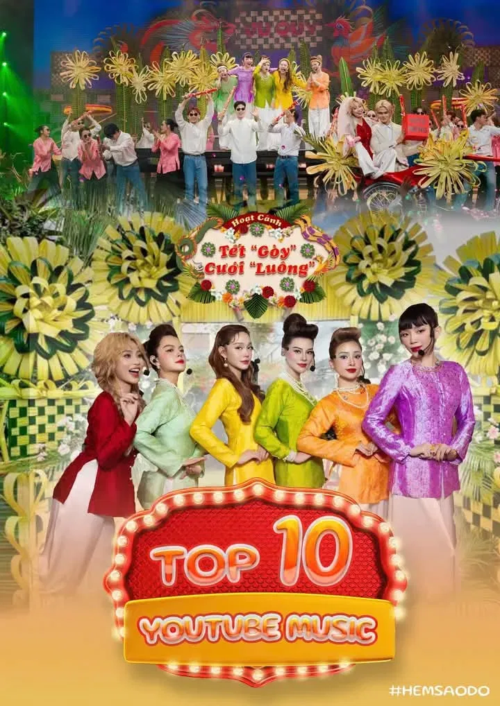 Tết "Gòy" Cưới "Luông" mang về chiến thắng thuyết phục cho đội trưởng Tóc Tiên. (Ảnh: Internet)