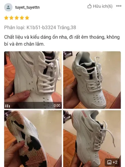 Đánh giá của người dùng trên Shopee (Ảnh: BlogAnChoi)
