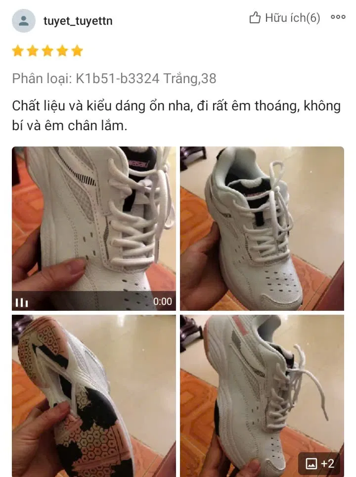 Đánh giá của người dùng trên Shopee (Ảnh: BlogAnChoi)