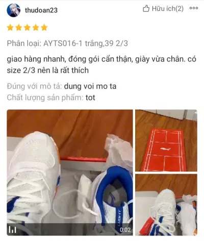 Đánh giá của người dùng trên shopee (Ảnh: BlogAnChoi) Đánh giá của người dùng trên shopee (Ảnh: BlogAnChoi)
