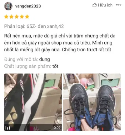 Đánh giá của người dùng trên shopee (Ảnh: BlogAnChoi)