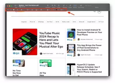 Mac Preview – Sửa PDF miễn phí tốt nhất cho macOS (Ảnh: Internet)