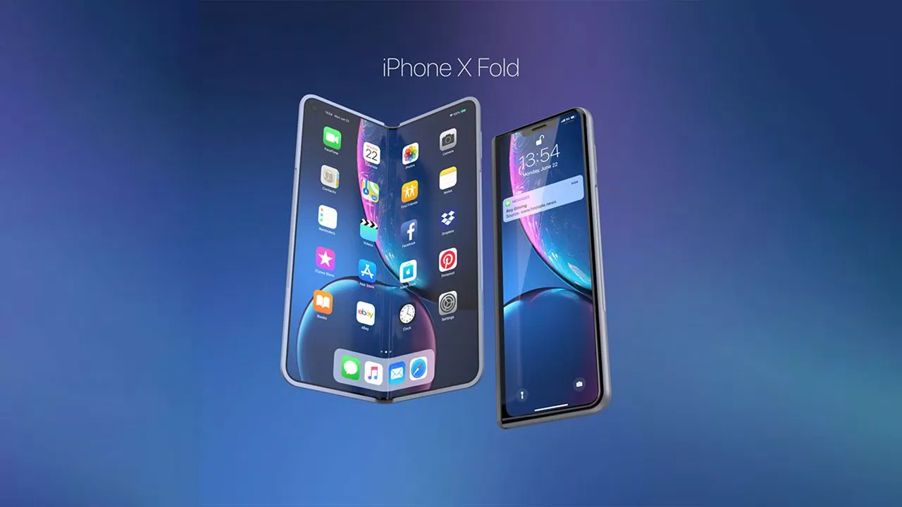 iPhone gập sẽ có thiết kế theo kiểu gập ngang thay vì gập vỏ sò (Ảnh: Internet)