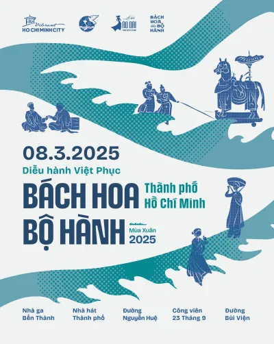 "Bách Hoa Bộ Hành" lần thứ V sẽ được tổ chức tại TP.Hồ Chí Minh vào ngày 08/3/2025 (Thứ Bảy)