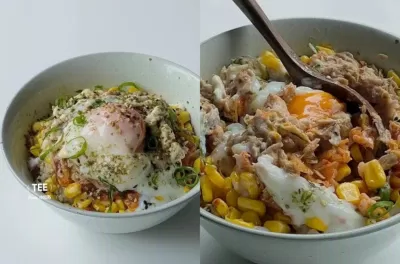 Cách làm cơm trộn Hàn Quốc giảm cân mà vẫn ngon miệng no bụng (Ảnh: Internet)