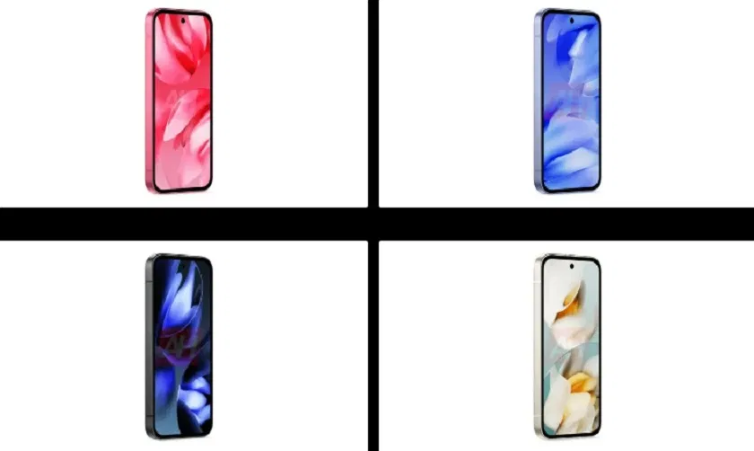 Hình ảnh điện thoại Google Pixel 9a với các màu khác nhau (Ảnh: Internet)