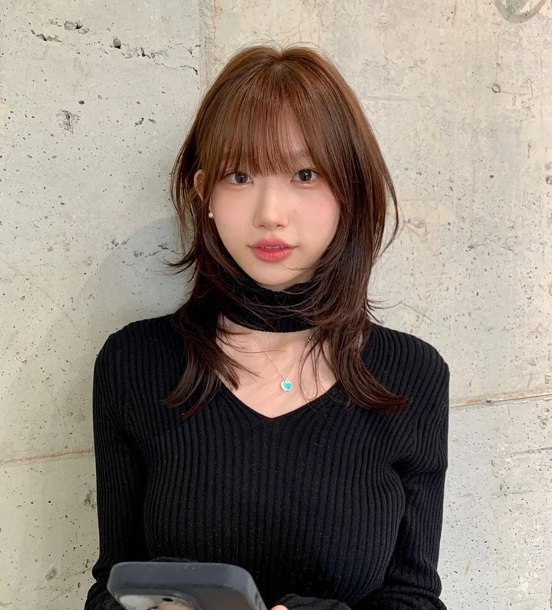 Kiểu tóc mullet đuôi sói nữ dáng dài cao cấp (Ảnh: Internet)