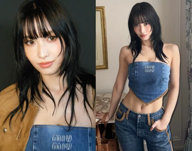 Kiểu tóc mullet đuôi sói nữ dáng dài cao cấp (Ảnh: Internet)