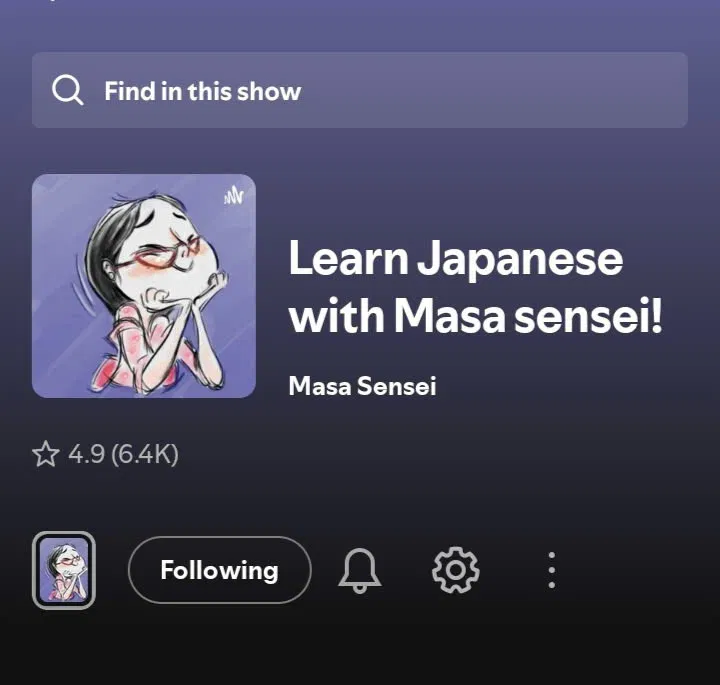 Learn Japanese with Masa sensei (Ảnh: Internet)