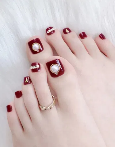 Mẫu nail chân đẹp sáng da (Ảnh: Internet) Mẫu nail chân đẹp sáng da (Ảnh: Internet)