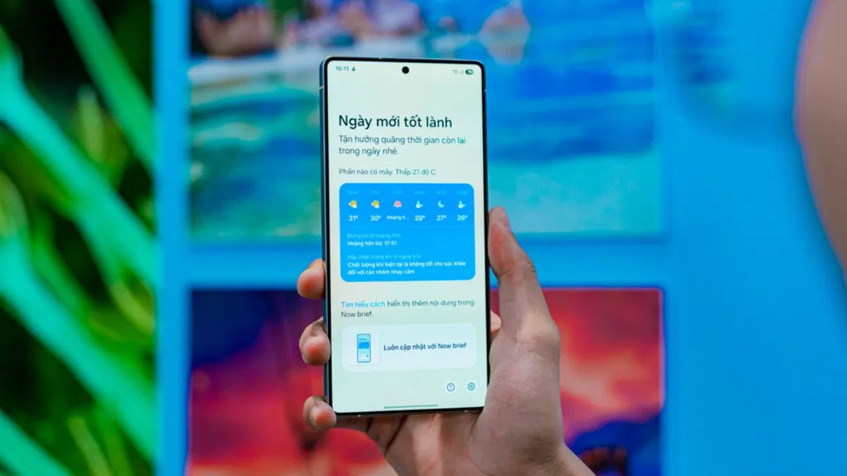 Now Brief trên Galaxy S25 Ultra (Nguồn: Internet)