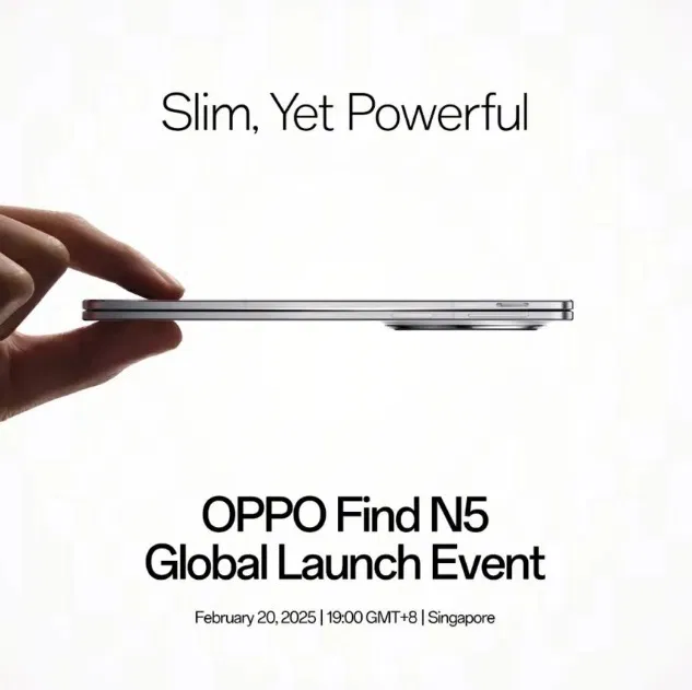 Tiết lộ ngày ra mắt chính thức của điện thoại OPPO Find N5 (Ảnh: Internet)
