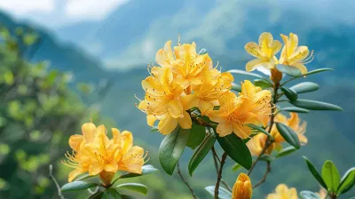 hoa đỗ quyên có hoa màu vàng hoặc trắng có độc