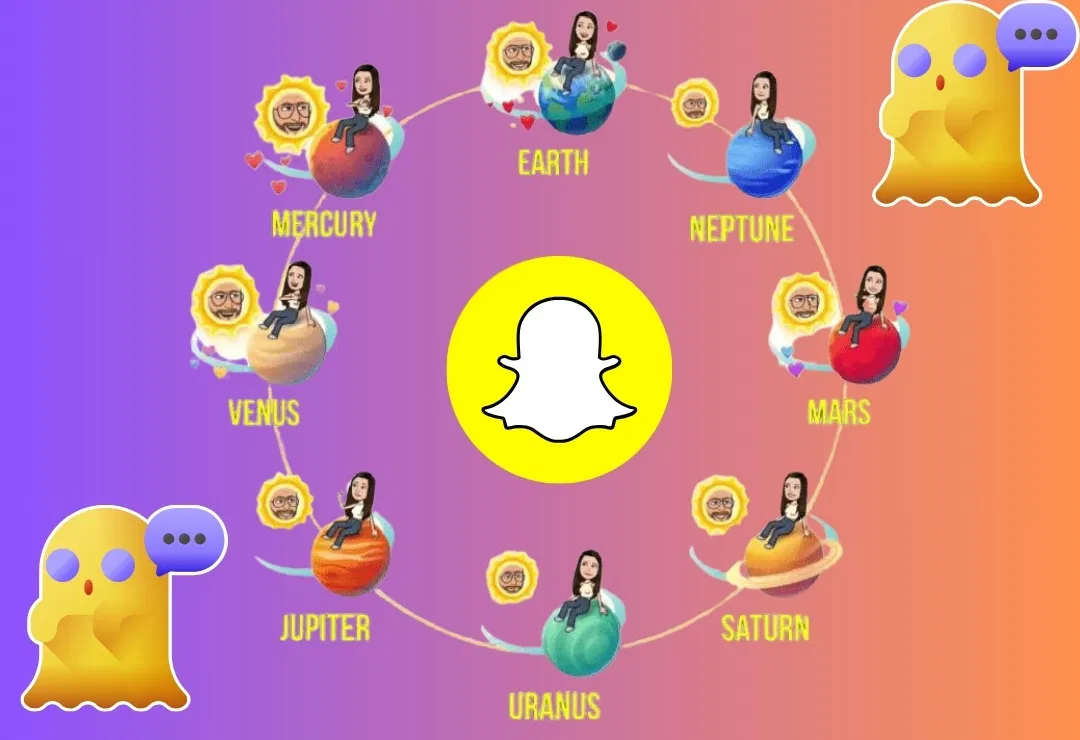 Snapchat Planets: Bạn bè hệ mặt trời là gì?