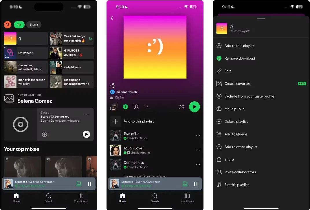 Cách chơi game rắn săn mồi trên Spotify (Ảnh: Internet)