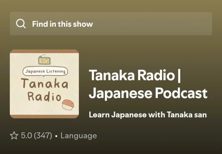 Learn Japanese with Tanaka san (Ảnh: Internet)