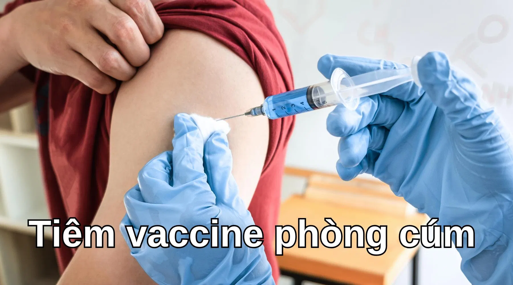 Tiêm vaccine phòng cúm - Ảnh: Internet