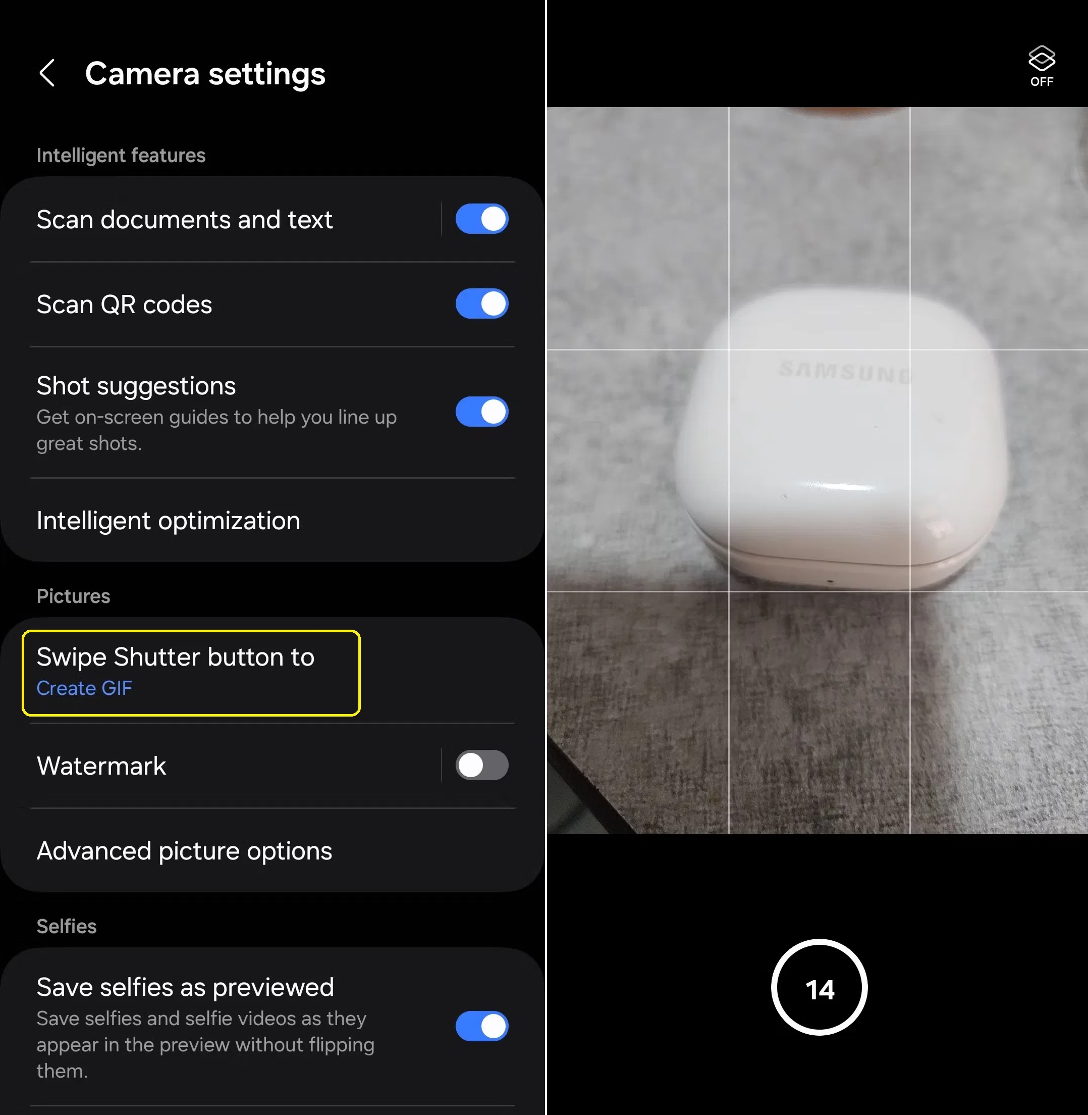 Những tính năng hữu ích của camera Samsung bạn chưa biết hết (Ảnh: Internet)