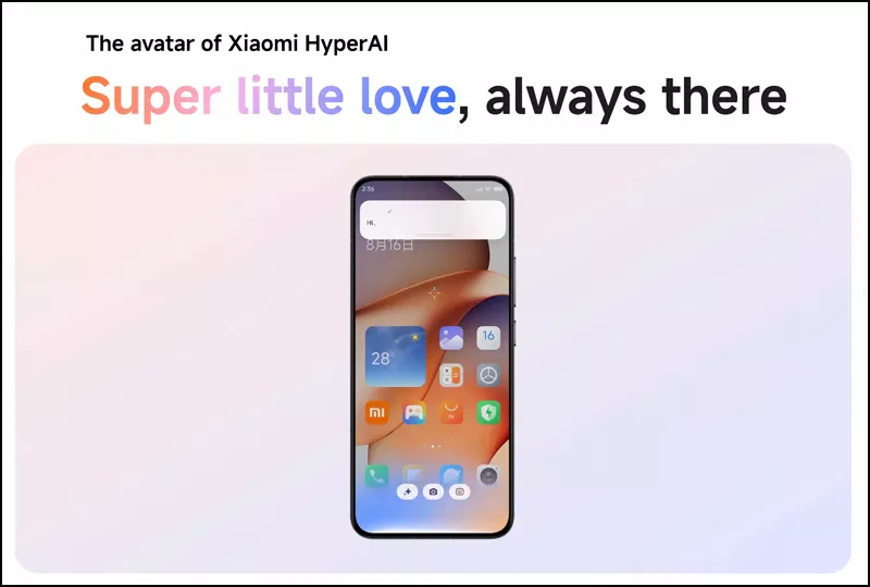 Trợ lý cá nhân Super XiaoAI là một trong những tính năng nổi bật nhất của phiên bản HyperOS 2.1 (Nguồn: Internet)