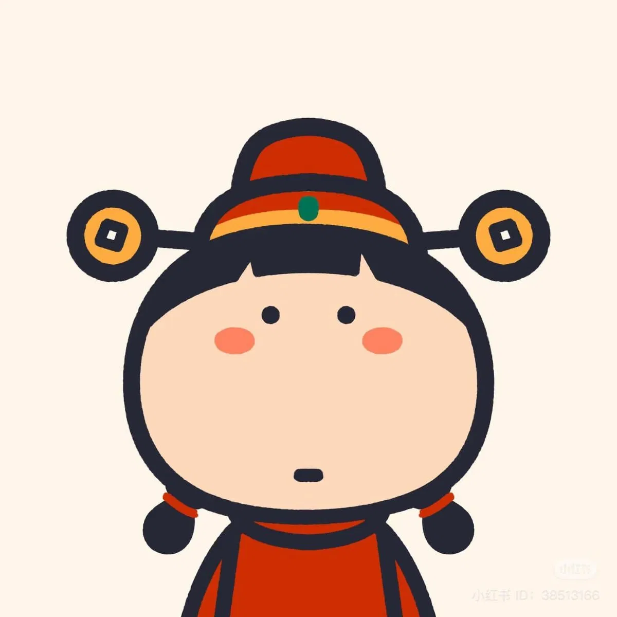 Avatar nhóm 5 người phiên bản "thần tài" (Ảnh: Internet)