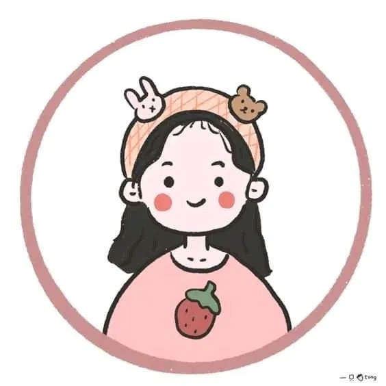 Bộ avatar nhóm 4 người hình cô gái cute (Ảnh: Internet)
