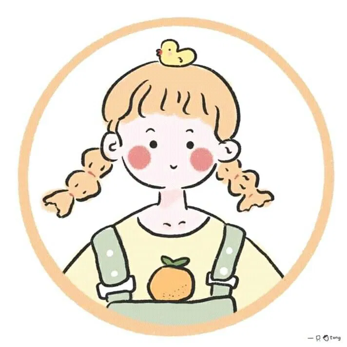 Bộ avatar nhóm 4 người hình cô gái cute (Ảnh: Internet)