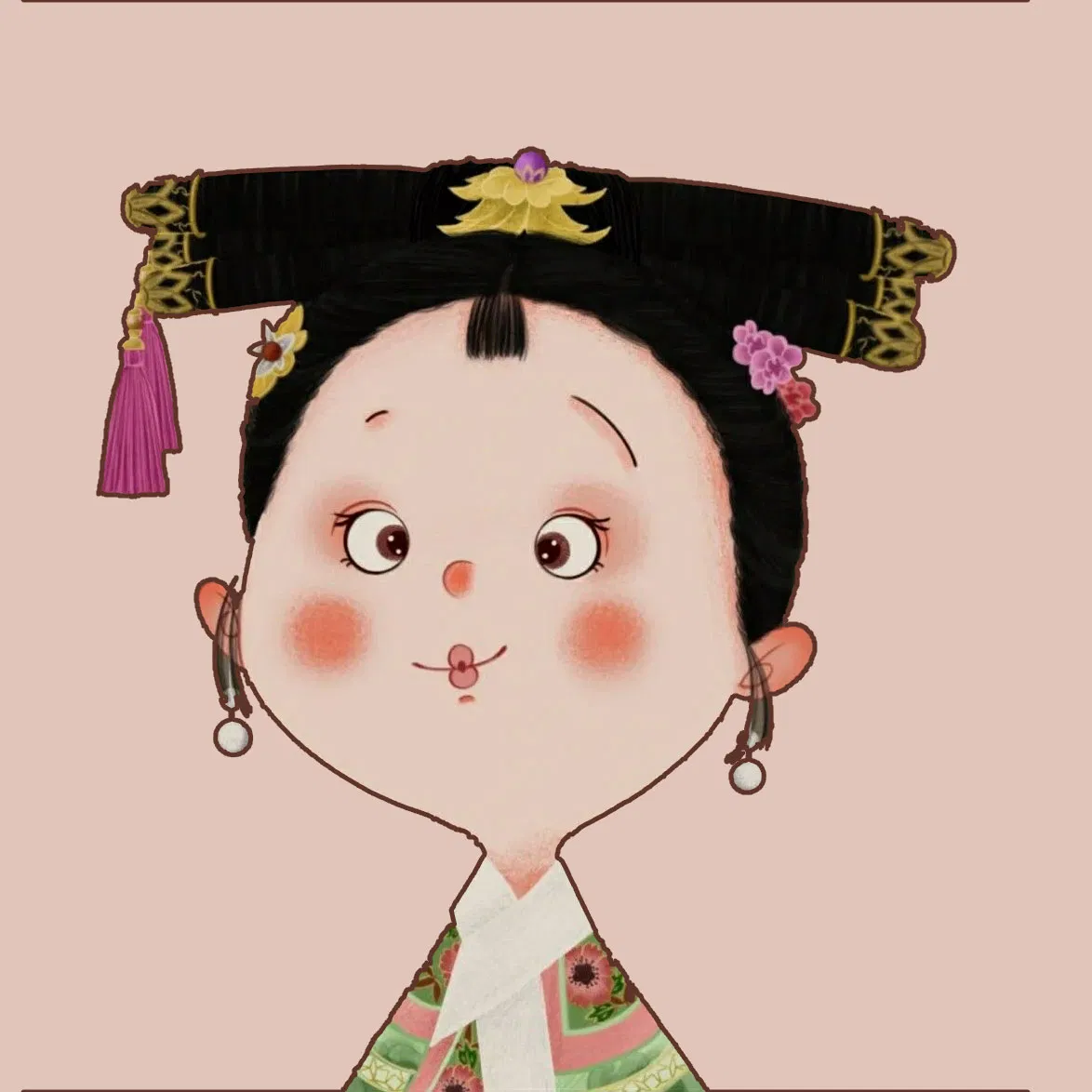 Avatar nhóm 6 người phiên bản "Chân Hoàn truyện" (Ảnh: Internet)