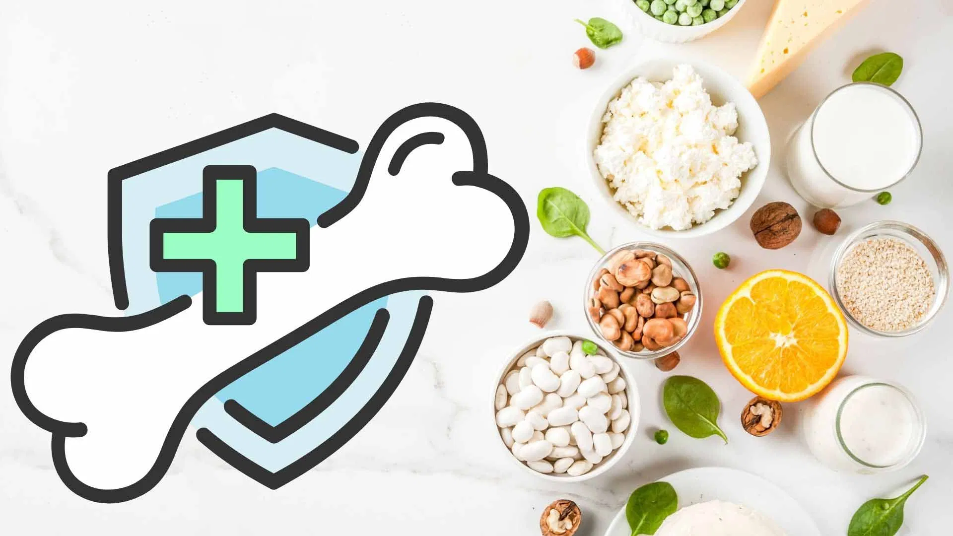 Sử dụng thực phẩm giàu canxi giúp xương chắc khỏe (Nguồn ảnh: Internet)