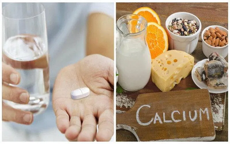 Nên hấp thụ canxi từ thực phẩm hơn là dùng thuốc bổ sung canxi (Nguồn ảnh: Internet)