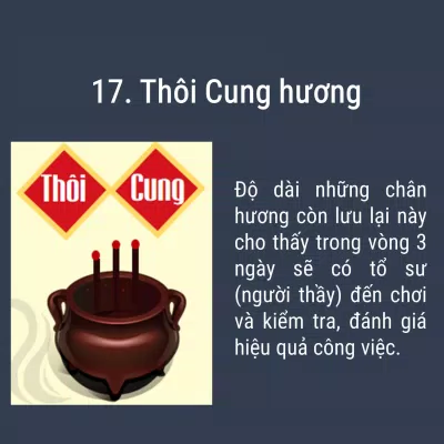 Điềm báo khi đốt nhang: 24 kiểu chân nhang xem vận mệnh gia chủ (Ảnh: Internet)