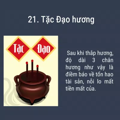 Điềm báo khi đốt nhang: 24 kiểu chân nhang xem vận mệnh gia chủ (Ảnh: Internet)