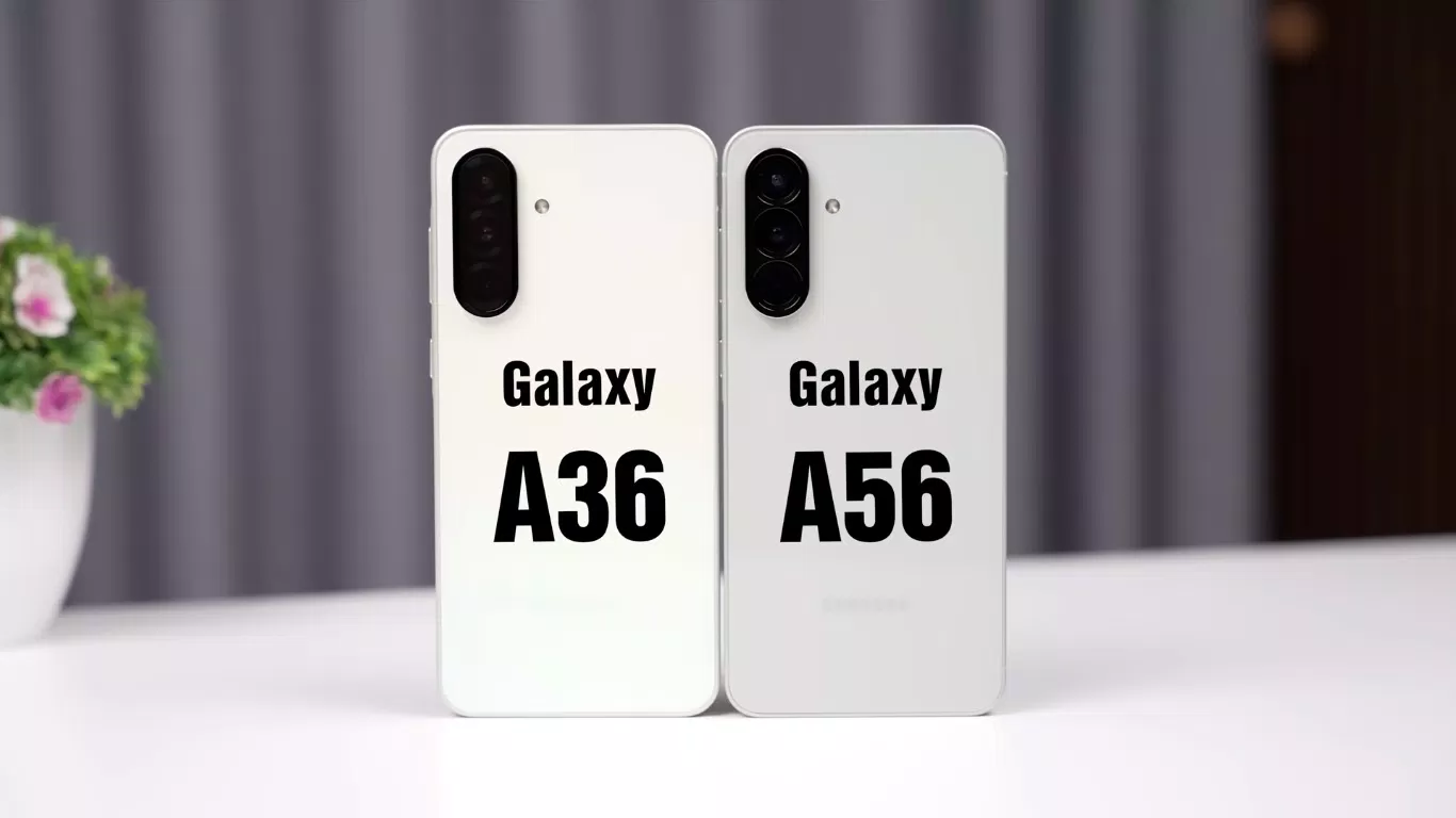Galaxy A56 và Galaxy A36 đều có camera hình viên thuốc ở mặt sau (Ảnh: Internet) Galaxy A56 và Galaxy A36 đều có camera hình viên thuốc ở mặt sau (Ảnh: Internet)
