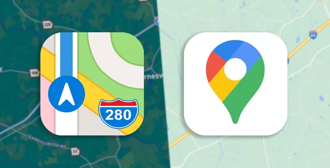 Ứng dụng Apple Maps và Google Maps (Ảnh: Internet) Ứng dụng Apple Maps và Google Maps (Ảnh: Internet)