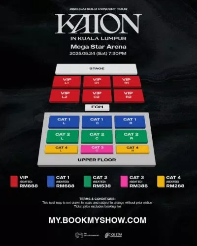 Kai trở lại với tour diễn – "KAI SOLO CONCERT TOUR IN KUALA LUMPUR" (Ảnh: Internet)