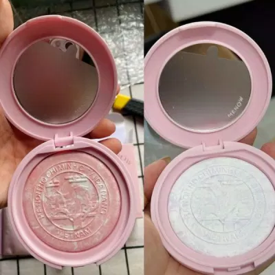 Phấn phủ thủy tinh Menow cho ra lớp nền tự nhiên