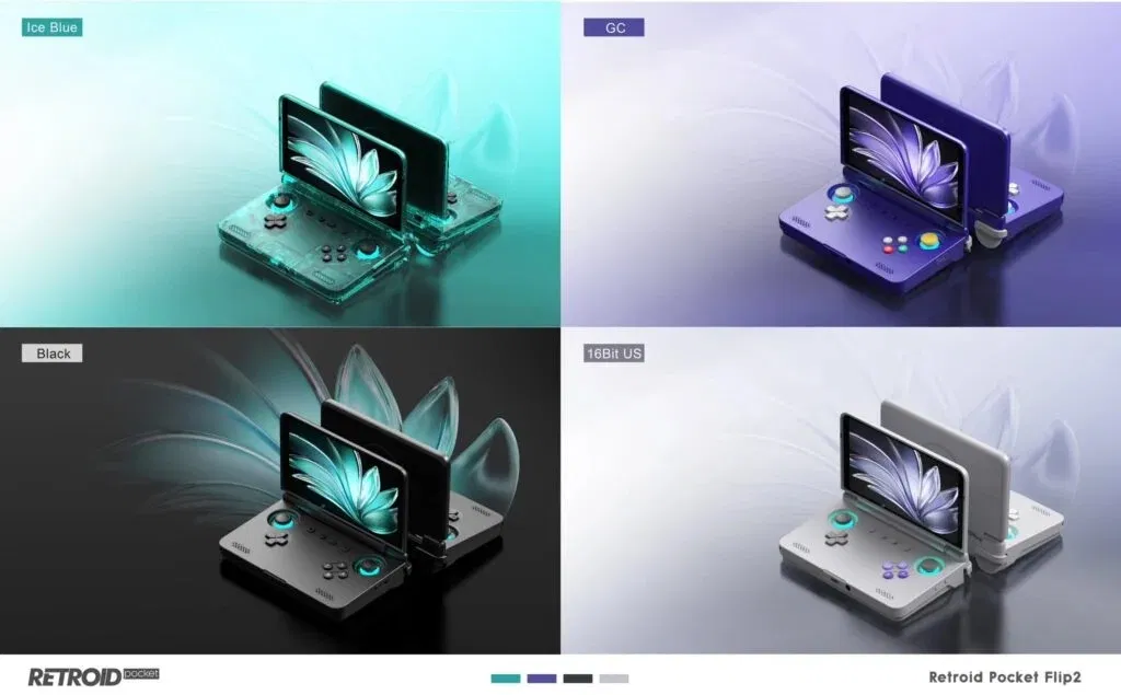 Các phiên bản màu sắc của Retroid Pocket Flip 2 (Ảnh: Internet)