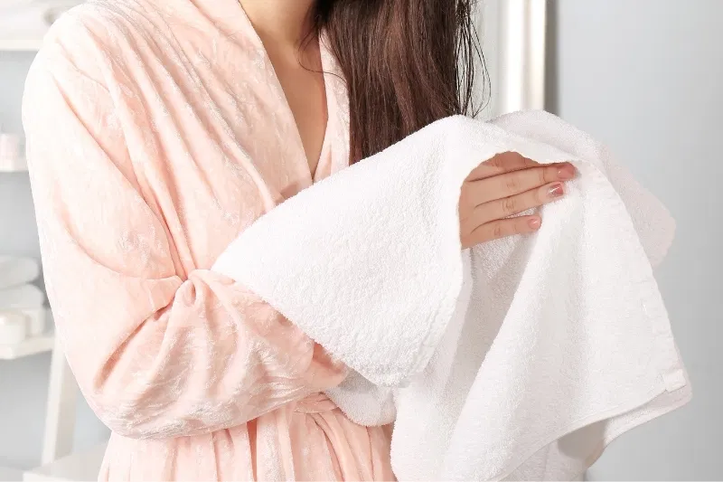 Làm khô không đúng cách