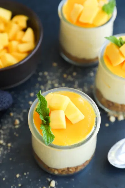 Mousse xoài là món tráng miệng được rất nhiều người yêu thích (Ảnh: Internet)