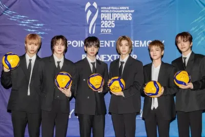 BOYNEXTDOOR làm đại sứ toàn cầu cho Giải vô địch Bóng chuyền Nam thế giới FIVB – trở thành nghệ sĩ Kpop đầu tiên trong lịch sử nhận được vinh dự này (Ảnh: Internet)