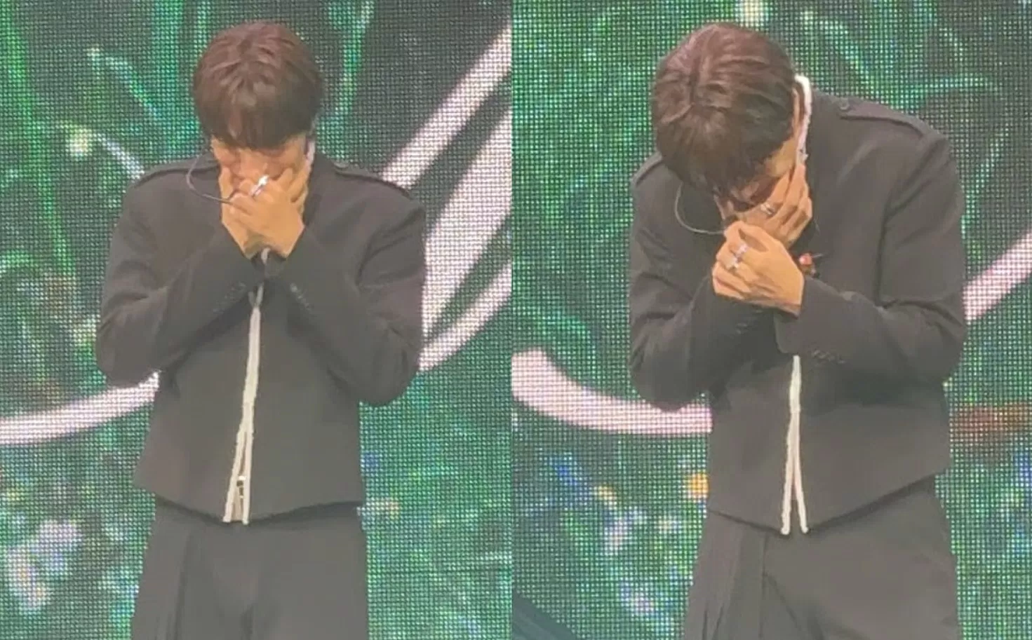 Kai EXO bật khóc nức nở tại showcase “Wait On Me” sau khi xuất ngũ, xúc động vì sự chờ đợi của fan (Ảnh: Internet)