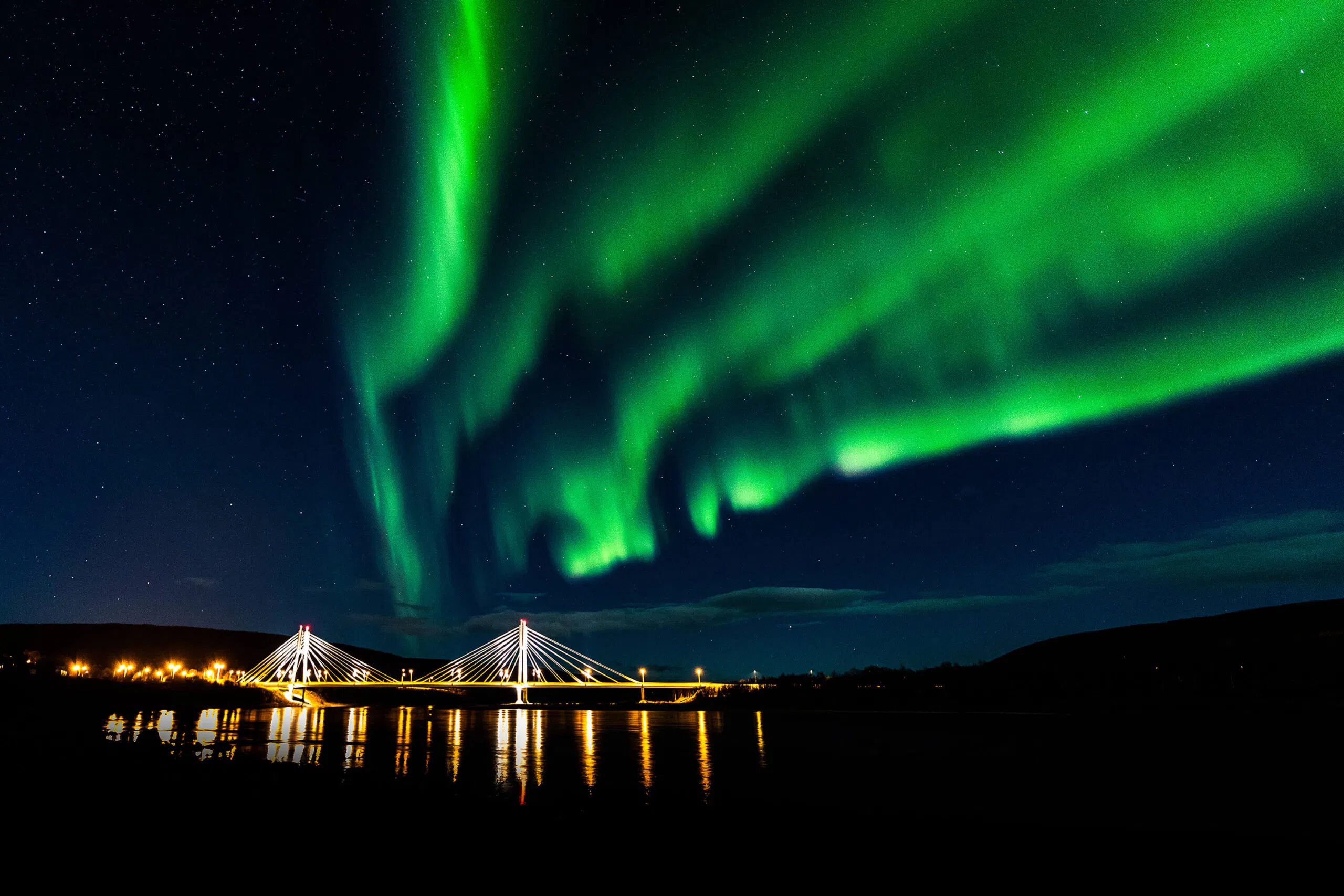 Bắc cực quang ở Utsjoki (Ảnh: Internet)