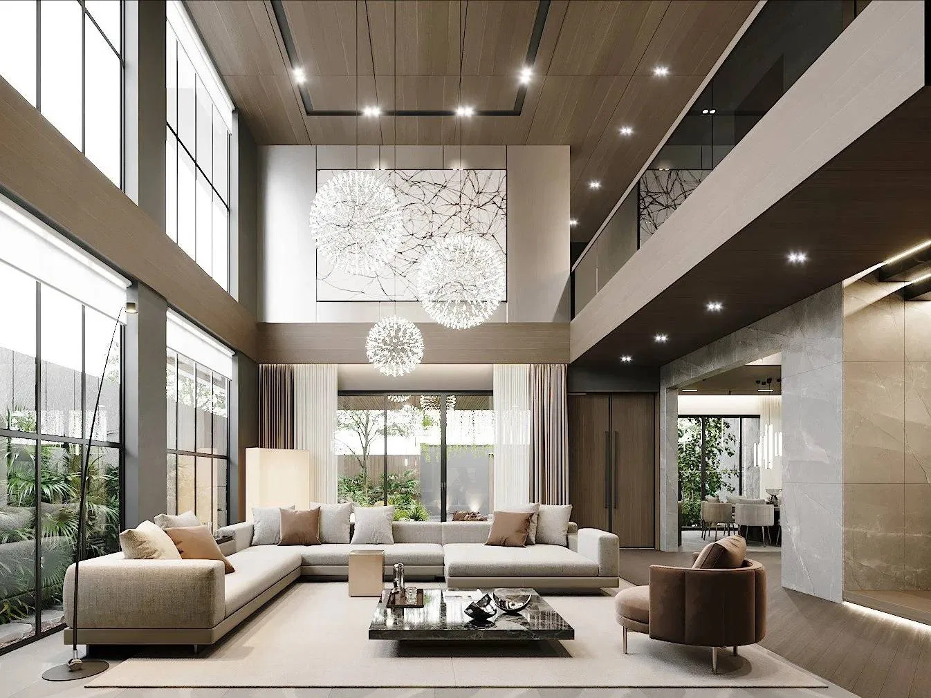 Đối với nhà có trần cao