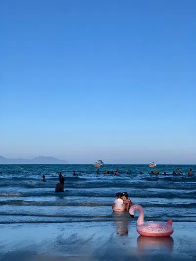 Bãi biển Dốc Lết ( Nguồn: Tác giả)