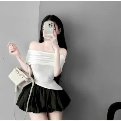 Chân váy bí ngô sở hữu form dáng phồng mềm mại, dễ dàng giúp bạn trông trẻ trung hơn Chân váy bí ngô sở hữu form dáng phồng mềm mại, dễ dàng giúp bạn trông trẻ trung hơn
