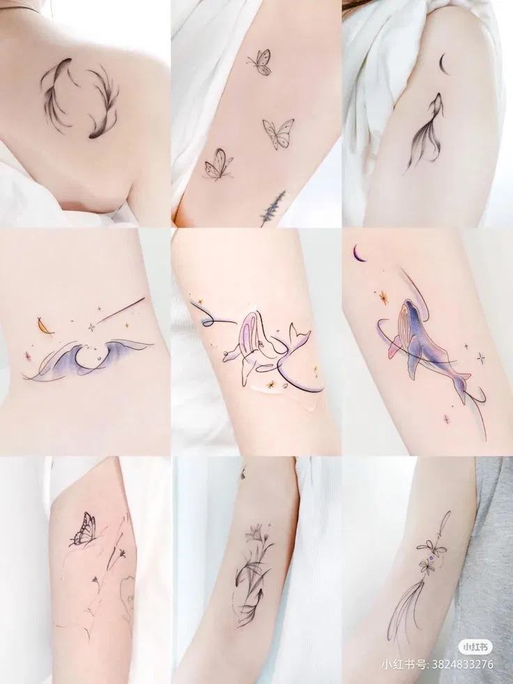 Chọn hình xăm phong thủy mệnh Thủy