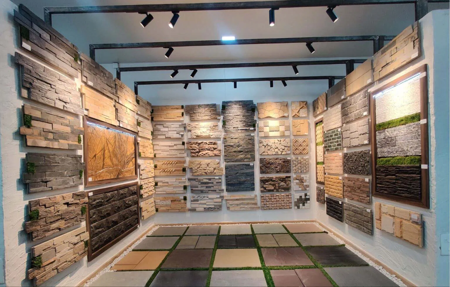 Đá tự nhiên sẽ mang lại không gian vô cùng hiện đại nhưng sẽ cần chi phí cao (ảnh: Internet)