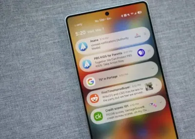 Thông báo trong One UI 7 trên điện thoại Galaxy S25 Ultra (Ảnh: Internet) Thông báo trong One UI 7 trên điện thoại Galaxy S25 Ultra (Ảnh: Internet)