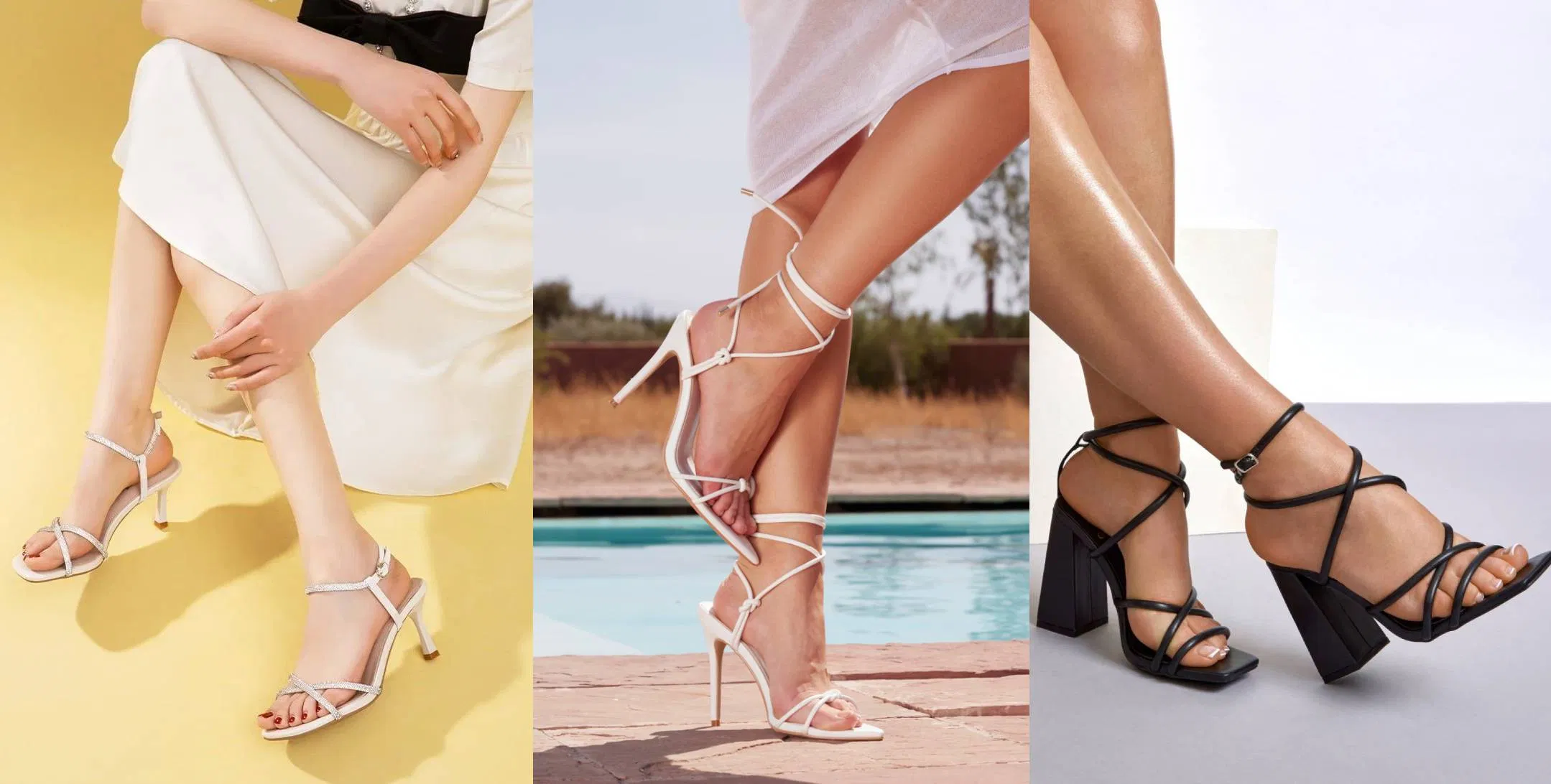 Giày cao gót quai mảnh