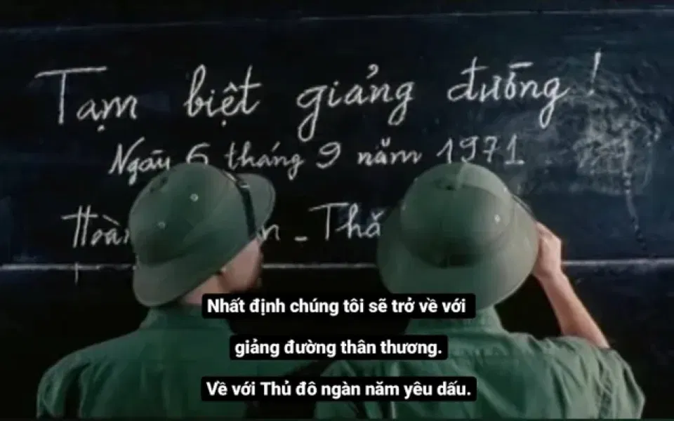 Thời điểm 1971 - 1972 hàng ngàn sinh viên tự nguyện ra trận để giành độc lập cho Tổ quốc (Nguồn: Internet)